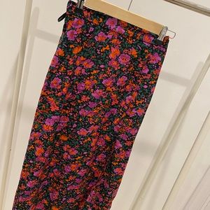Floral slip skirt